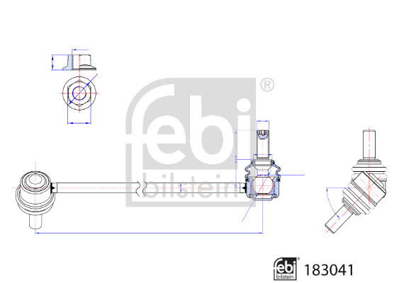 FEBI BILSTEIN Stange/Strebe, Stabilisator