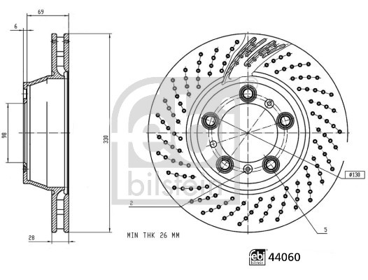 FEBI BILSTEIN Bremsscheibe