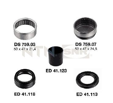 SNR Lagerung, Achskörper