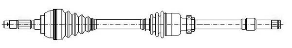 METELLI Antriebswelle METELLI Antriebswelle