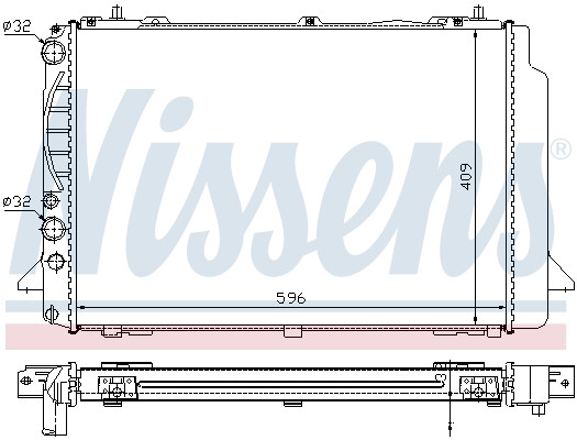 NISSENS Kühler, Motorkühlung