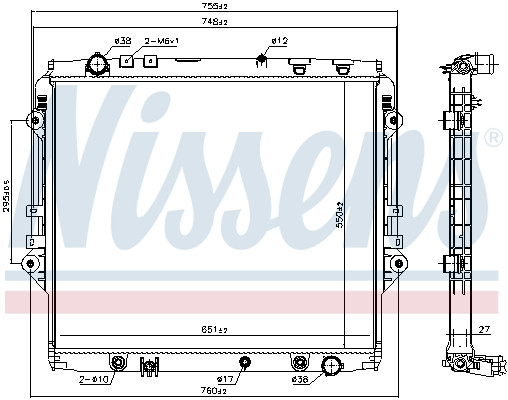 NISSENS Kühler, Motorkühlung