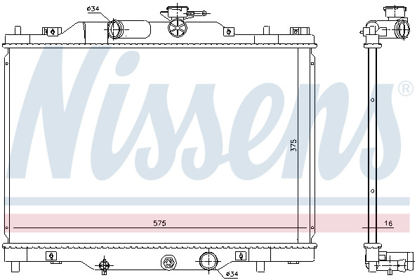 NISSENS Kühler, Motorkühlung