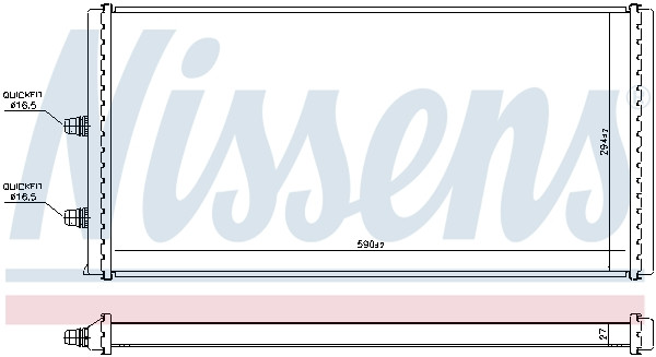NISSENS Kühler, Motorkühlung