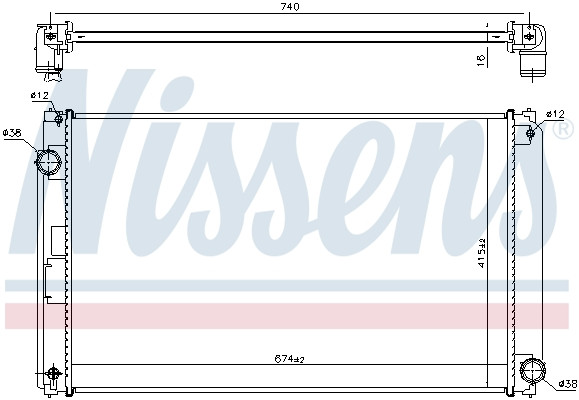 NISSENS Kühler, Motorkühlung