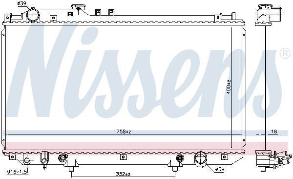 NISSENS Kühler, Motorkühlung