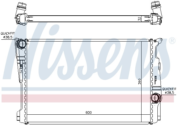 NISSENS Kühler, Motorkühlung