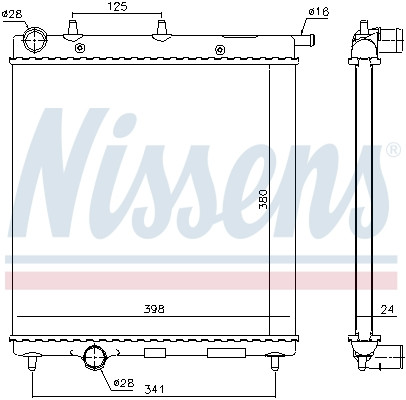 NISSENS Kühler, Motorkühlung