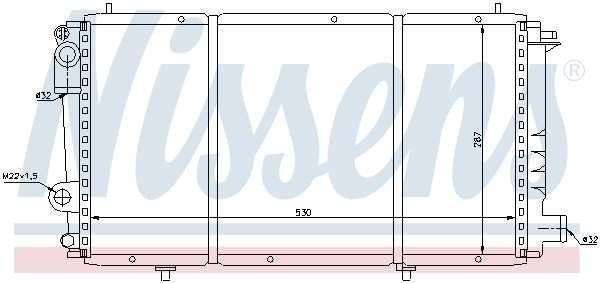 NISSENS Kühler, Motorkühlung