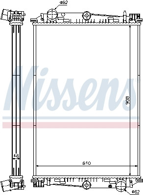 NISSENS Kühler, Motorkühlung