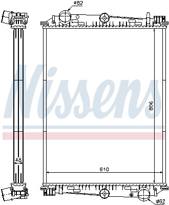 NISSENS Kühler, Motorkühlung