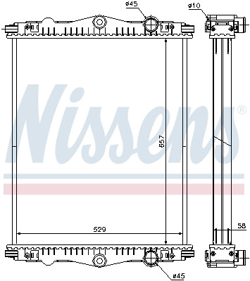 NISSENS Kühler, Motorkühlung