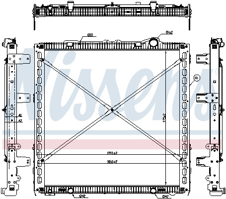 NISSENS Kühler, Motorkühlung