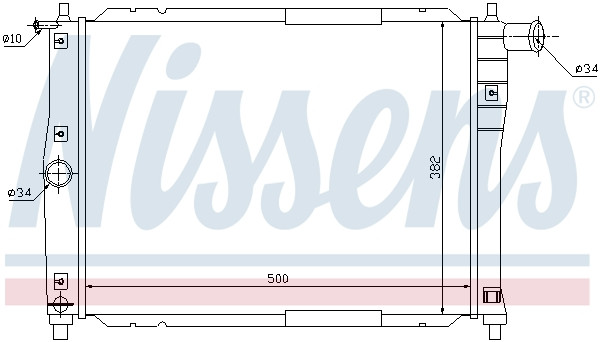 NISSENS Kühler, Motorkühlung