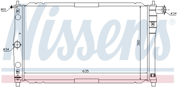 NISSENS Kühler, Motorkühlung