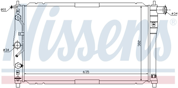 NISSENS Kühler, Motorkühlung
