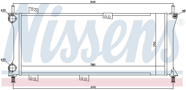 NISSENS Kühler, Motorkühlung