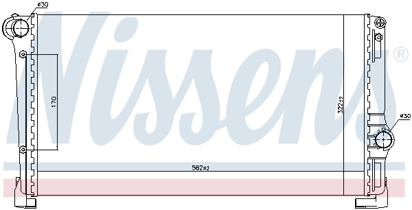 NISSENS Kühler, Motorkühlung