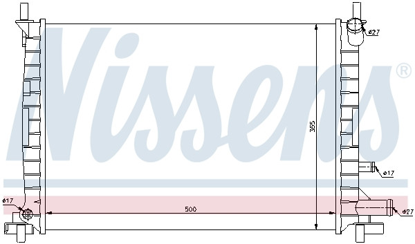 NISSENS Kühler, Motorkühlung
