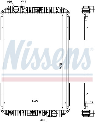 NISSENS Kühler, Motorkühlung