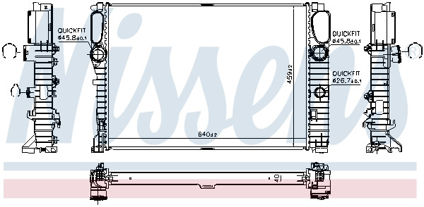 NISSENS Kühler, Motorkühlung