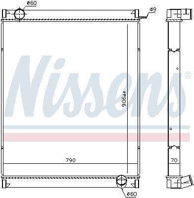 NISSENS Kühler, Motorkühlung