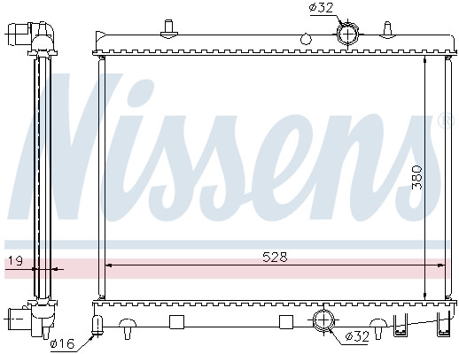 NISSENS Kühler, Motorkühlung
