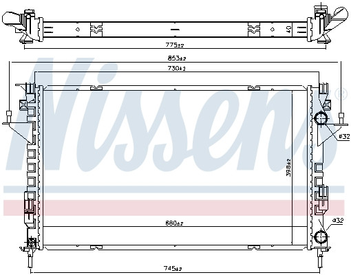 NISSENS Kühler, Motorkühlung