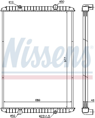 NISSENS Kühler, Motorkühlung