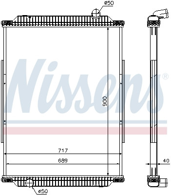 NISSENS Kühler, Motorkühlung