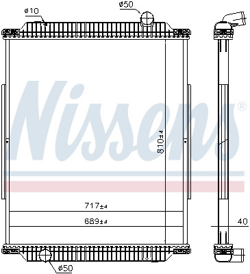 NISSENS Kühler, Motorkühlung