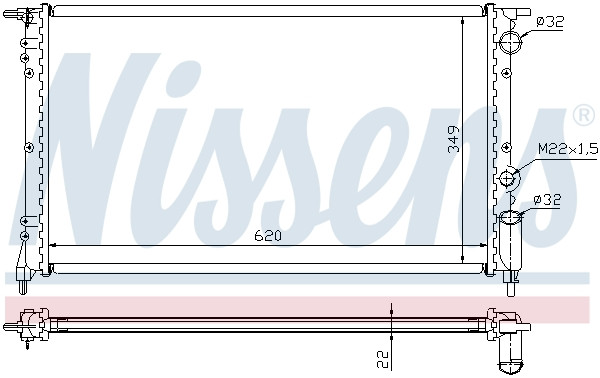 NISSENS Kühler, Motorkühlung