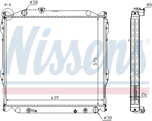 NISSENS Kühler, Motorkühlung