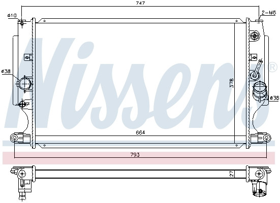 NISSENS Kühler, Motorkühlung