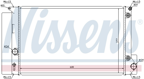NISSENS Kühler, Motorkühlung