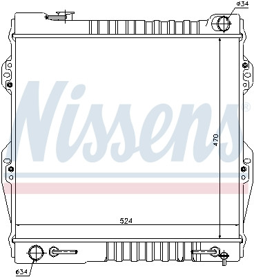 NISSENS Kühler, Motorkühlung