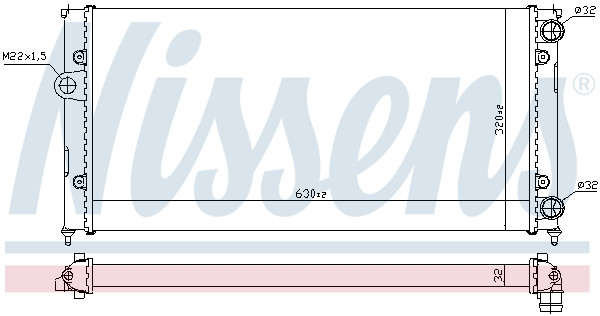 NISSENS Kühler, Motorkühlung
