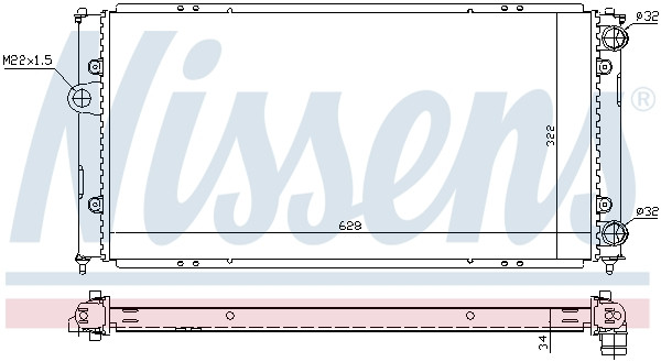 NISSENS Kühler, Motorkühlung