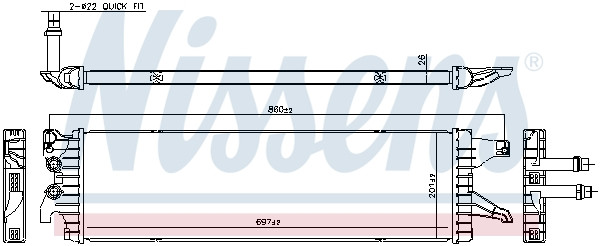 NISSENS Kühler, Motorkühlung
