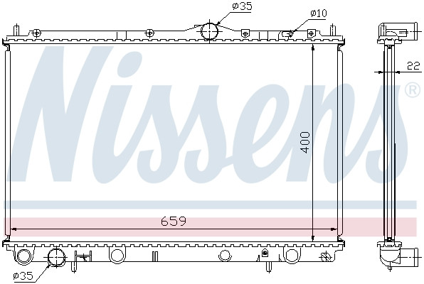 NISSENS Kühler, Motorkühlung