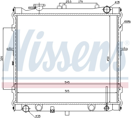 NISSENS Kühler, Motorkühlung