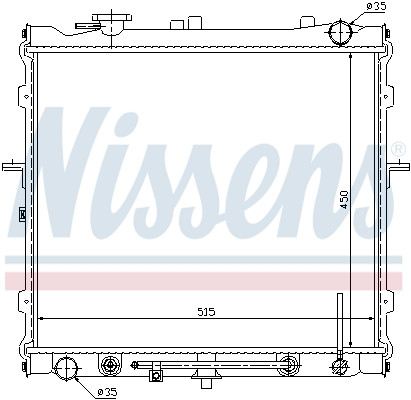 NISSENS Kühler, Motorkühlung