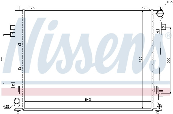 NISSENS Kühler, Motorkühlung