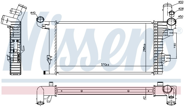 NISSENS Kühler, Motorkühlung
