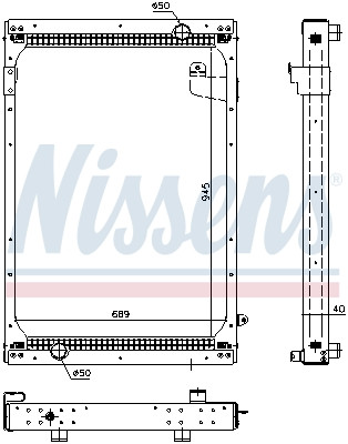 NISSENS Kühler, Motorkühlung
