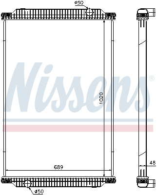 NISSENS Kühler, Motorkühlung