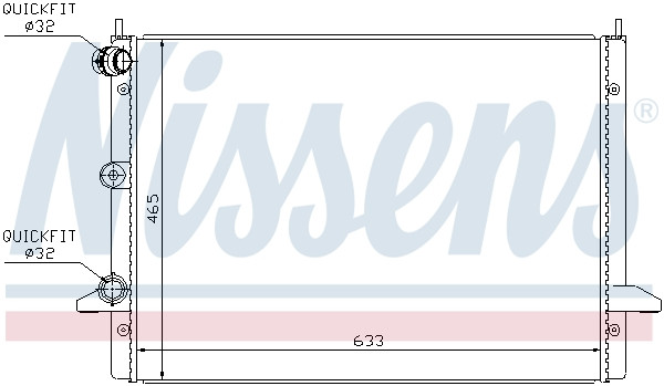NISSENS Kühler, Motorkühlung