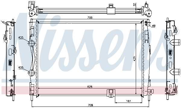 NISSENS Kühler, Motorkühlung