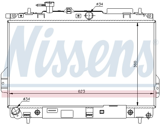 NISSENS Kühler, Motorkühlung
