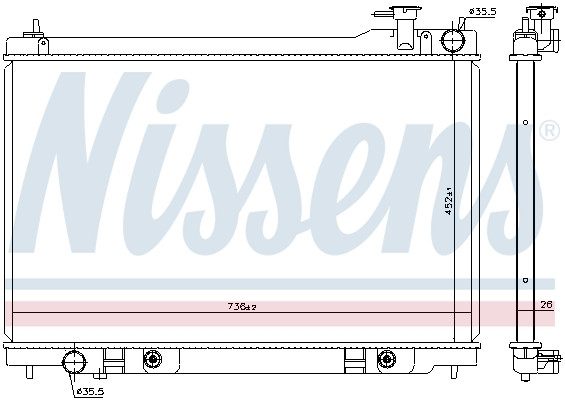 NISSENS Kühler, Motorkühlung